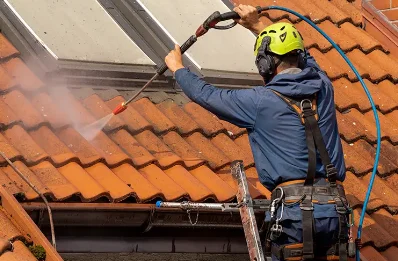 Démoussage et hydrofuge de toiture à Collorec